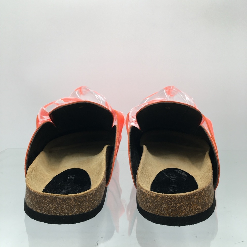 JW Anderson - GOMMA- Orange / Chain Transparent Loafer Men’s Size EU 43 US 10 - Picture 6 of 16